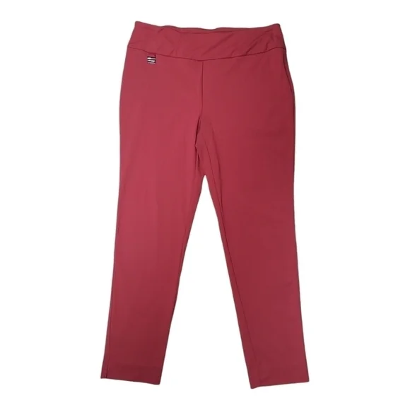 Lisette L Essentials Slim - Ankle Pants, Kathryn PDR Style 17655 Red Size Large - Picture 3 of 15